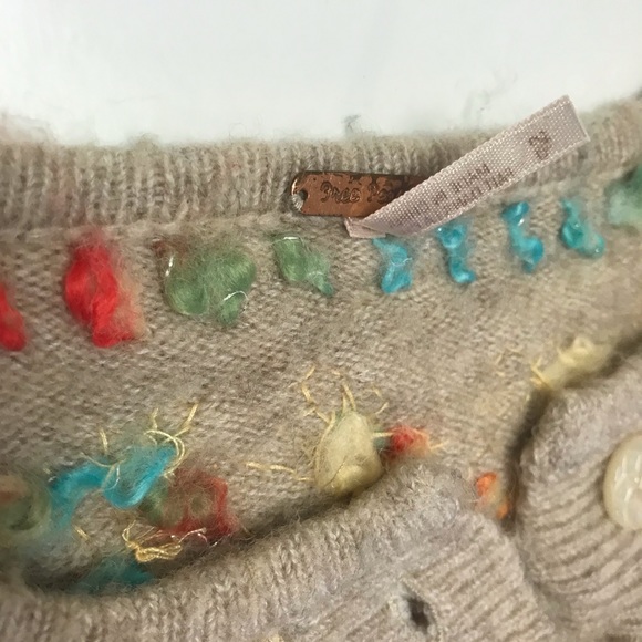 Free People embroidered sweater small - Picture 4 of 6